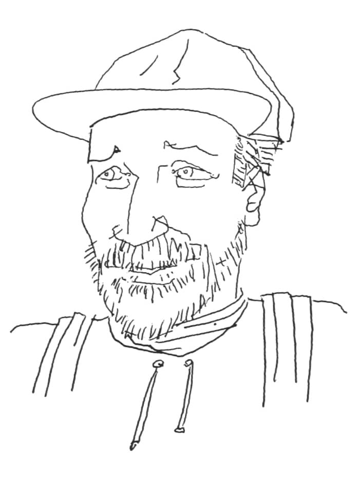 Illustration of Justin Fantl